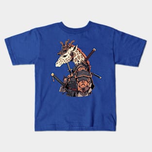 samurai giraffe Kids T-Shirt